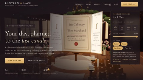 LANTERN & LACE — Weddings and events