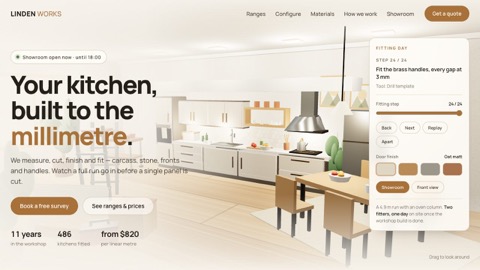 LINDEN WORKS — Made-to-measure kitchens