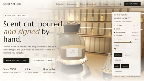 NOIR ATELIER — Perfumery