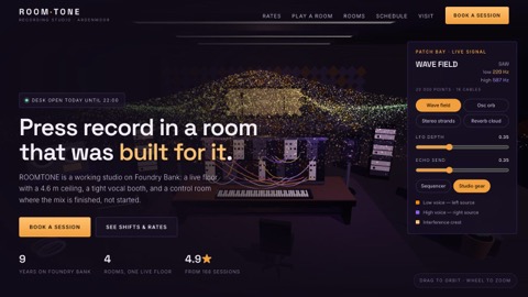 ROOMTONE — Recording studio