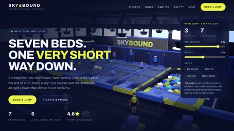 SKYBOUND — Trampoline park