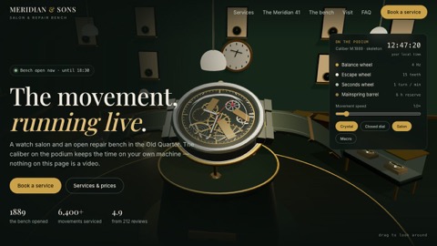 MERIDIAN & SONS — Watch salon