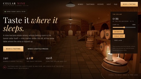 CELLAR NINE — Winery