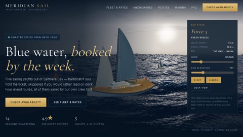 MERIDIAN SAIL — Yacht charter